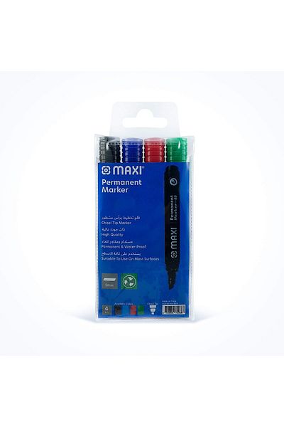 erorex Permanent Marker Chisel Wallet Of 4Pc