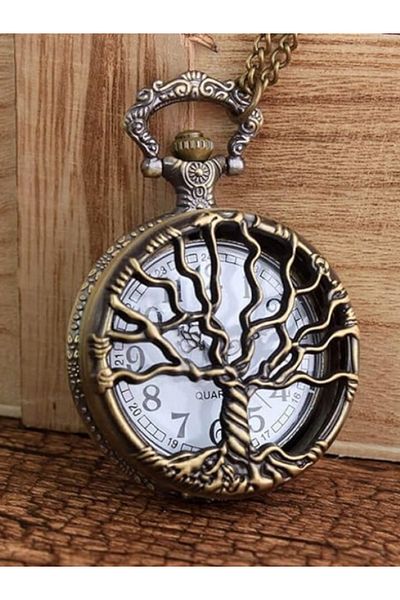 QUARTZ Tree of Life Design Anchor Watch