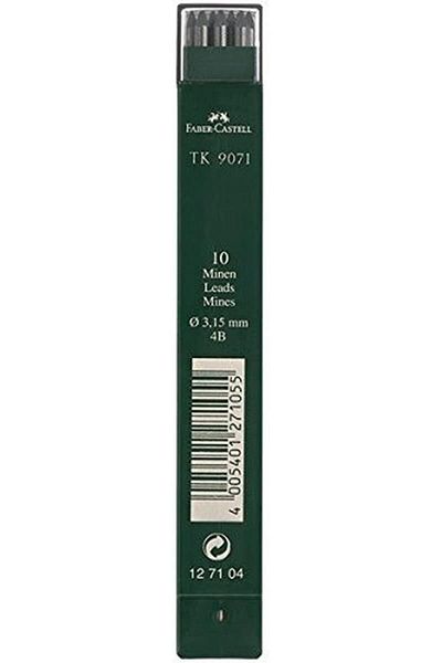 erorex Tk 9071 Lead Refill 4B 10 Leads Tube 3.15 Mm Size Black