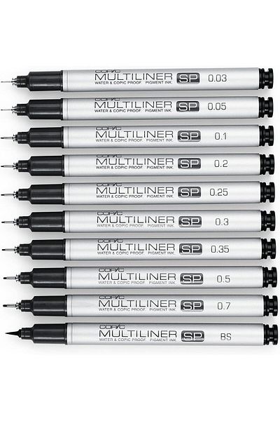 erorex Multiliner Pen Size: 0.3 Black