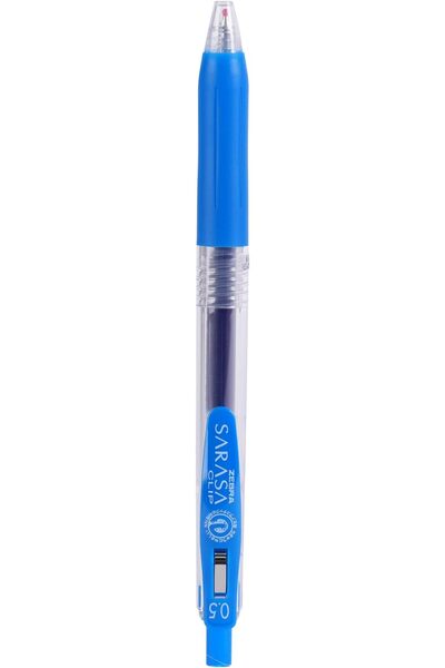 erorex قلم جل بمشبك 10 قطع برأس 0.5 مم، أزرق كوبالت