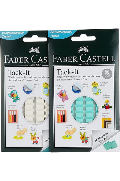 erorex Reusable Adhesive Tack It Green White Pack Of 2