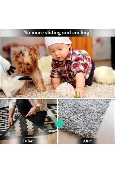 erorex Double Sided Tape 60Pcs Adhesive Strips Removable Mounting Tape Transparent Poster Tape Strong