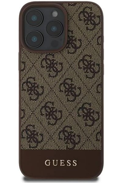 CG Mobile Compatible With Iphone 16 Pro Max Pu 4G Hard Case With Bottom Stripe Full Protection Lightweight