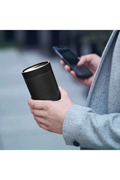 stelton Thermos mug with vacuum system, To Go Click Black Metallic, 400 ml