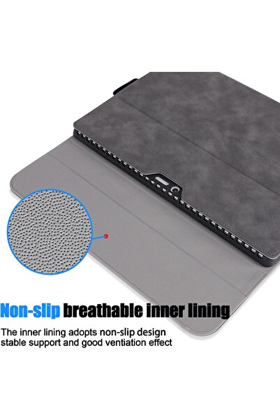 erorex حافظة لجهاز Microsoft Surface Pro 11 Tablet 2024 مقاس 13 بوصة مع حقيبة ملحقات وحامل قلم رفيع