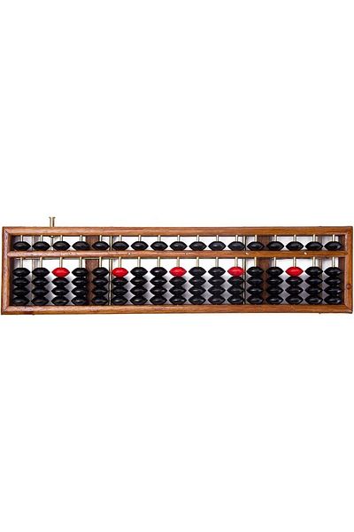 erorex Vintage Style 17 Digit Rods Wooden Abacus Soroban Chinese Calculator Counting Tool Math