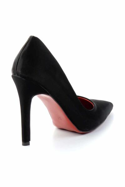 Bambi Shiny Black Patent Leather Women's Classic Heeled Shoes K01455018038