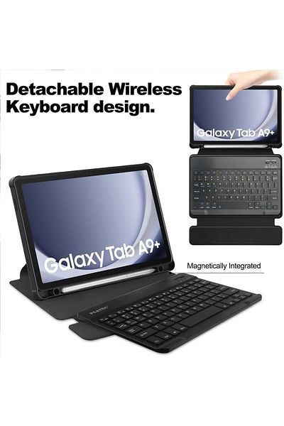 erorex جراب لهاتف Samsung Galaxy Tab A9 Plus مقاس 11 بوصة إصدار 2023 موديل Sm X210 X216 218 فتحة قلم 360 درجة