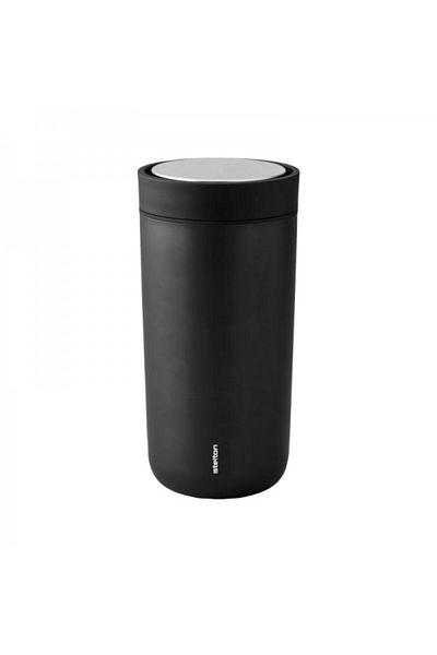 stelton Cana termos cu sistem vaccum, To Go Click Black Metallic, 400 ml