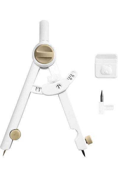 erorex Geometry Compass Universal Plastic Locking Compass Students Basic Math Compass For Geometry Drawing
