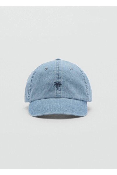 MANGO Baby Джинсова кепка з козирком