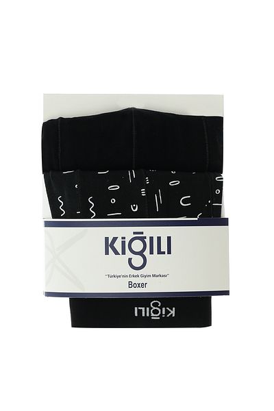 Kiğılı Set of 2 Patterned Cotton Boxers