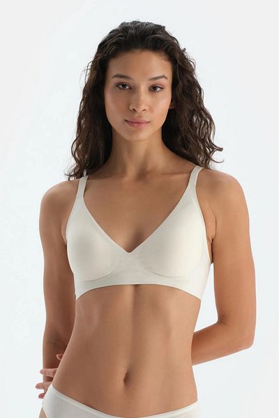 Dagi Ecru Suzie Underwire Seamless Bra Trackless 1135Kc