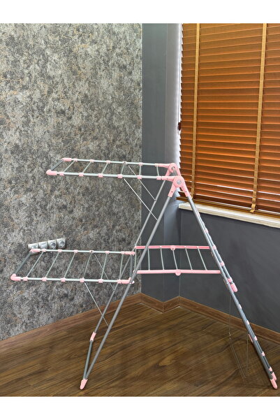 CNR Çamaşır Kurutmalık Askılığı Linda Özel Pp Kaplama Demir Boru Kırılmaz Çit...