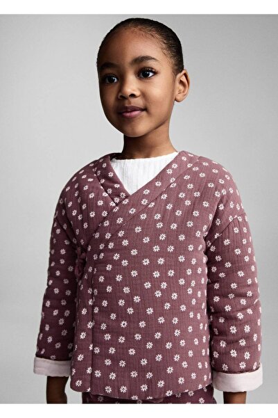 MANGO Baby Flower Patterned Jacket