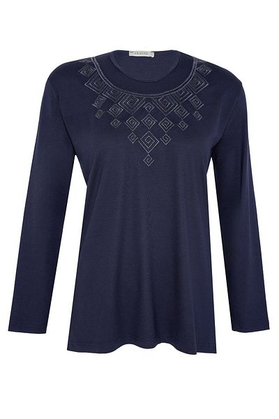 Armine Navy Blue Combed Cotton - Μοντέλο 24yd9015
