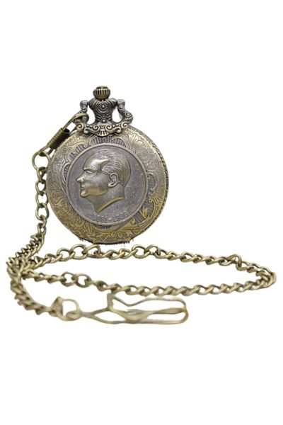 QUARTZ Ataturk Design Chain Link Watch