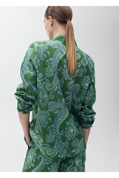 MANGO Woman Batik Pamuklu Gömlek