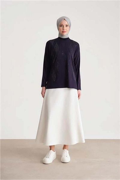 Armine Χτενισμένο βαμβακερό 24Yd9001 Navy Blue