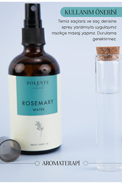 Polente Natural Biberiye Suyu - %100 Saf Hidrosol (100 ml)