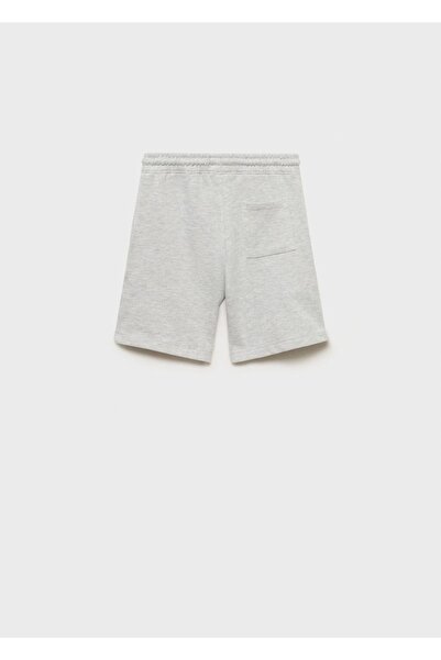 MANGO Kids Beli bağ detaylı pamuklu şort