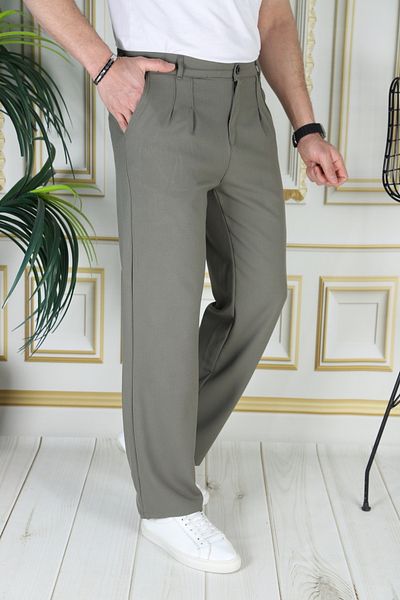 MODA Men's Fabric Baggy Pants