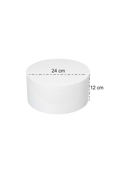 strafor parti dünyası strafor maket pasta 24*12 cm