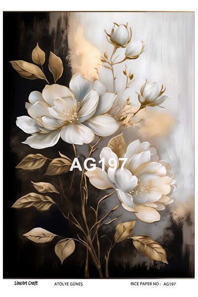 LİNEART LineArt Pirinç Dekopaj Kağıdı LA-AG197