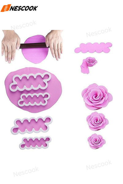nescook 3 from Girdle Cake Rose Making Set Sugar Dough