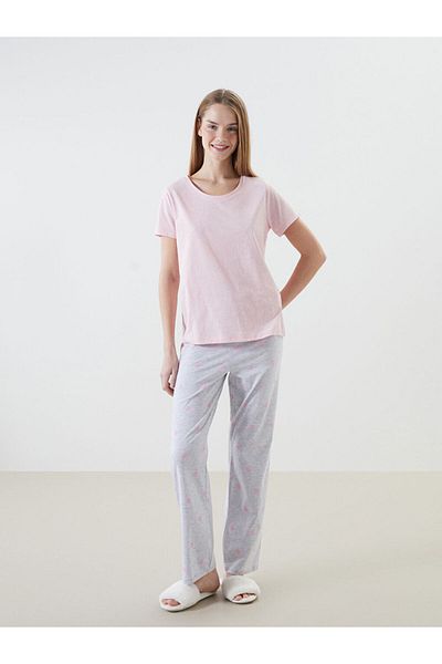 LC Waikiki New Season Crew Neck Women's Pajama Set - S56947Z8