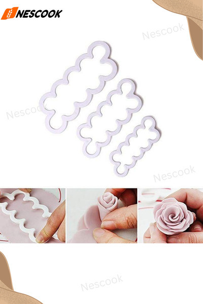 nescook 3 from Girdle Cake Rose Making Set Sugar Dough