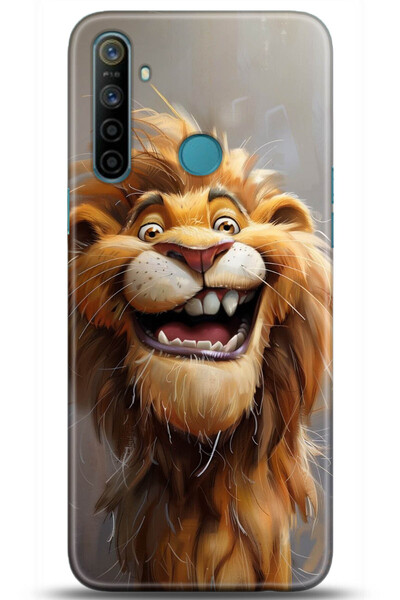 realme حافظة 5i مطبوعة بدقة عالية - سلسلة Mastermind 5214