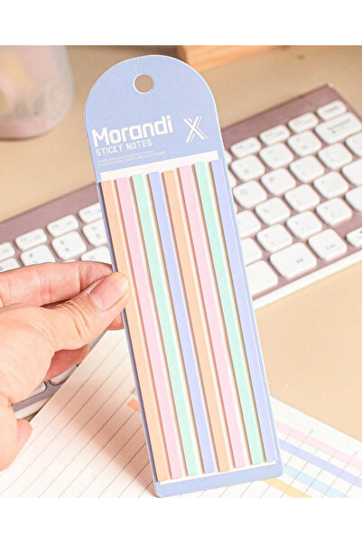 NaSaDAN Yeni Nesil Şeffaf Postit Morandi Renkler 160 Yaprak