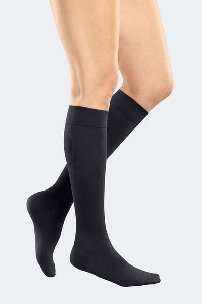 Generic Black Medium Compression Socks Below the Knee