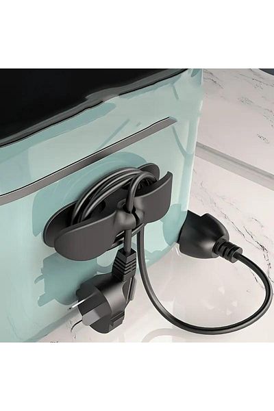 jetfast 4 Pieces Black Airfryer Electric Product Cable Winding Collection Apparatus