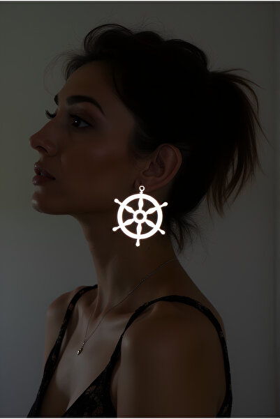 Angels Passion Reflective Rudder Earrings Set, Reflecting Light Earrings