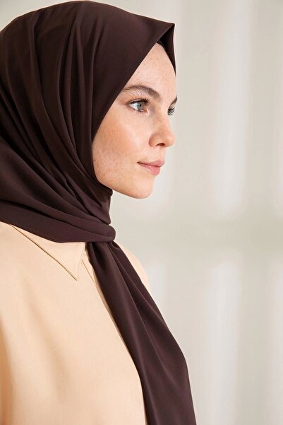 Larissa Scarf Medina Silk Shawl Bitter Brown