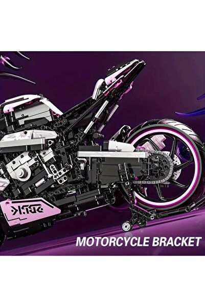 LEGO BUILDING BLOKS 1:5 CYBER YARIŞ MOTORSİKLETİ 6+ YAŞ 1985 PARÇA  YAPI BLOK HEDİYELİK OYUNCAK
