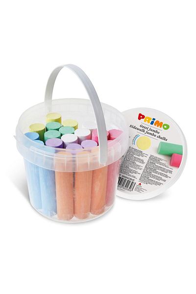 Primo Dustless Giant Chalk 22 Pieces (7 Colors)