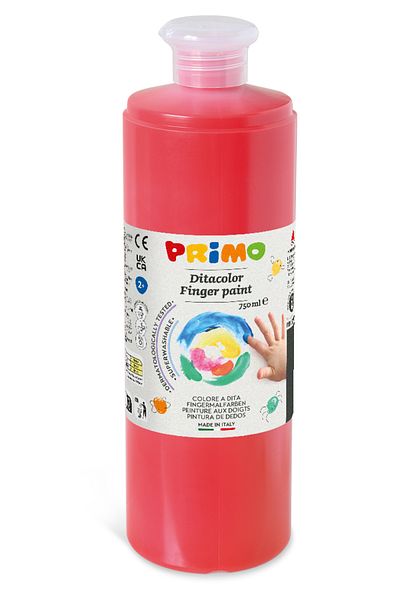 Primo Washable Finger Paint - Red 750ml