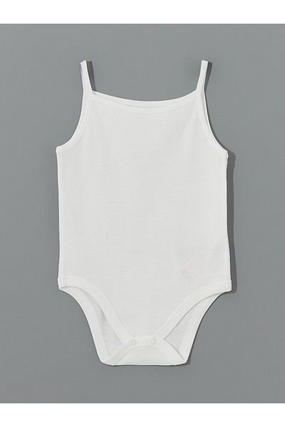 LC Waikiki Crew Neck Baby Girl Snap Body 3-Piece