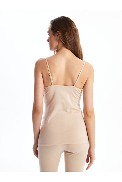 LC Waikiki Lcw Dream Heart Collar Strap Women's Cup Tank Top