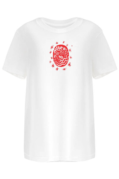 Bengi Clothing Μπλουζάκι Jemmy Oversize Cut με αυτοσχεδιασμό με λαιμόκοψη με κοντό μανίκι