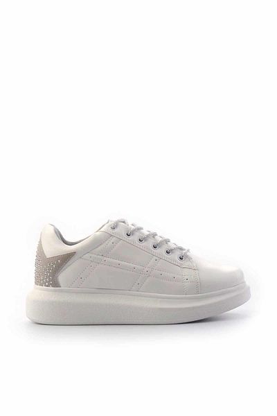 Bambi Λευκό Γυναικείο Sneaker Κ 01478103509