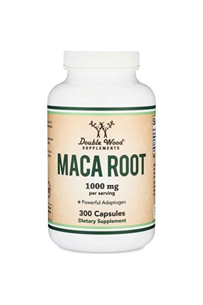DOUBLE WOOD Maca (MATCHA) Root 1000 Mg 300 Caps - 150 SERVİS