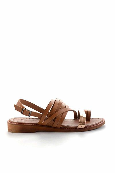 Bambi Taba Leather Women's Sandals K05684701003