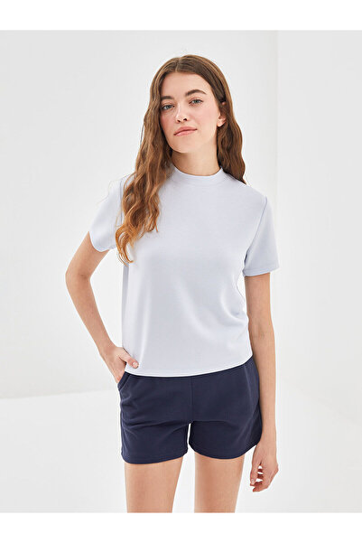 LC Waikiki Γυναικείο μπλουζάκι Özmarka New Season ψηλός λαιμός