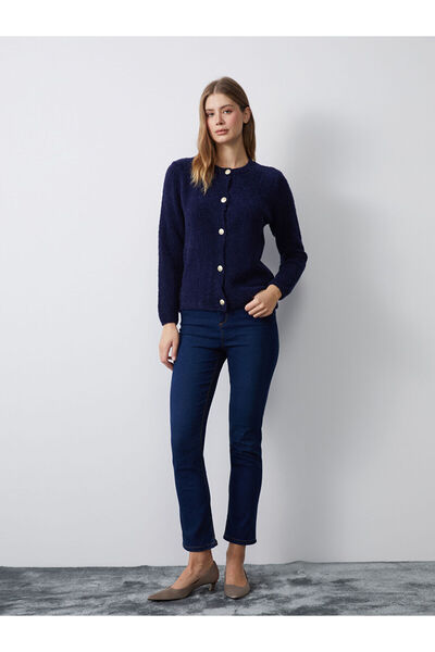 LC Waikiki Pantaloni blugi pentru femei LCWAIKIKI Classic Indigo Straight Fit
