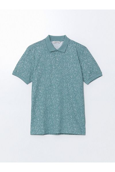 LC Waikiki Ανδρικό μπλουζάκι Polo με κοντό μανίκι με σχέδιο